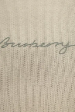Burberry Kids SZARY Bawełniane spodnie dresowe