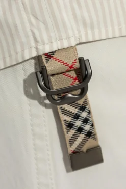 Burberry kremowy Jedwabna koszula