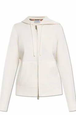Burberry kremowy Kaszmirowa bluza