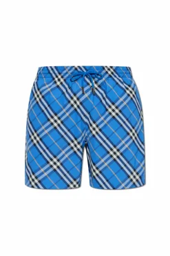 Burberry NIEBIESKI Szorty kąpielowe `Check`
