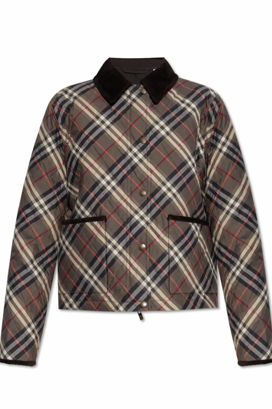 Burberry SZARY Kurtka ze wzorem w kratę
