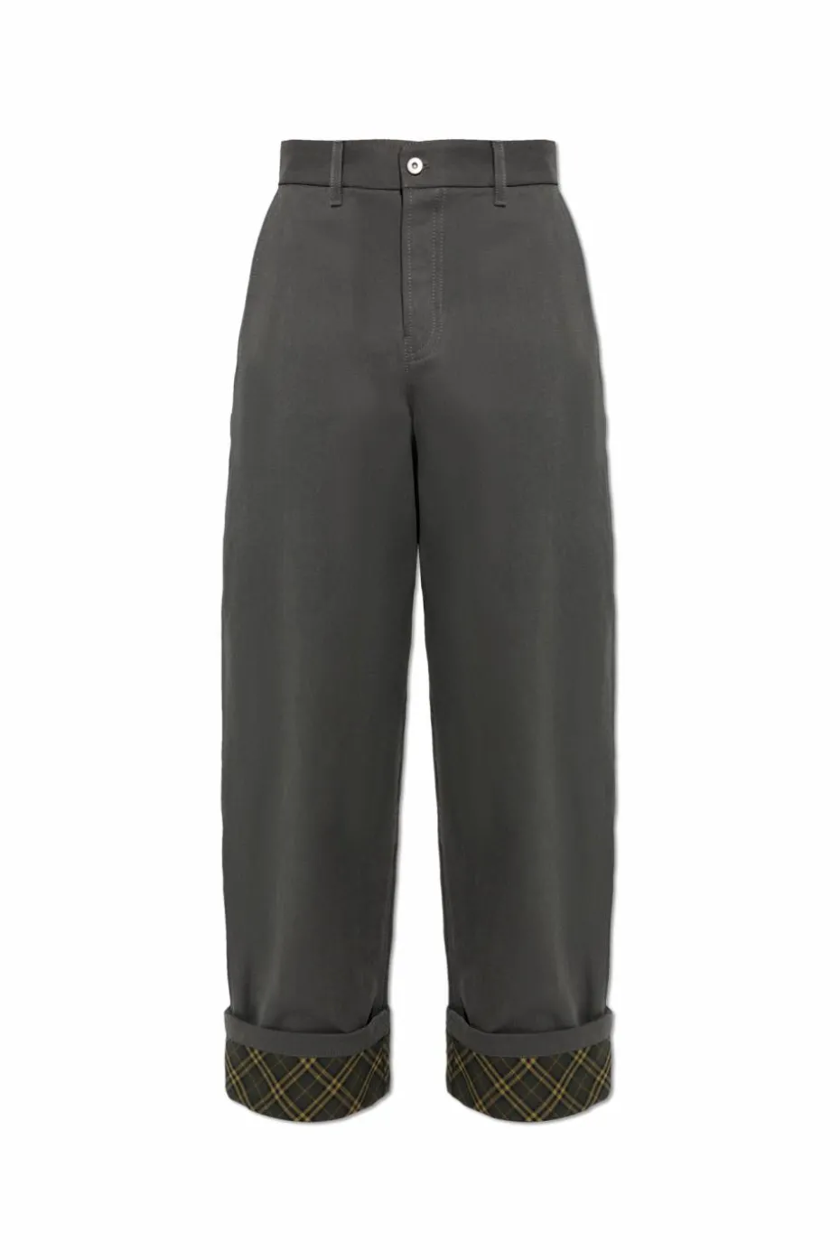 Burberry SZARY Spodnie z logo