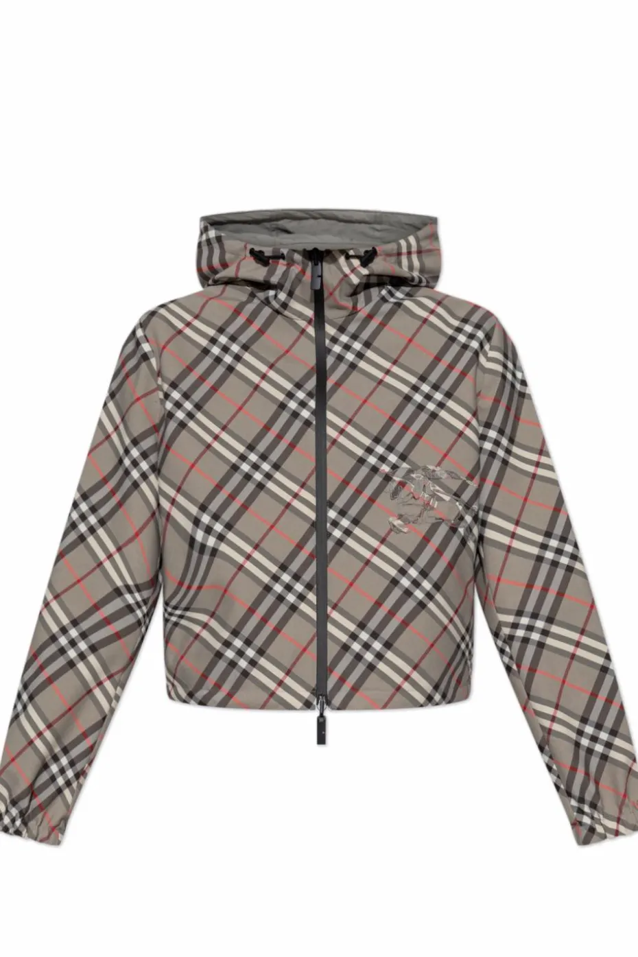 Burberry ZIELONY Kurtka ze wzorem w kratę