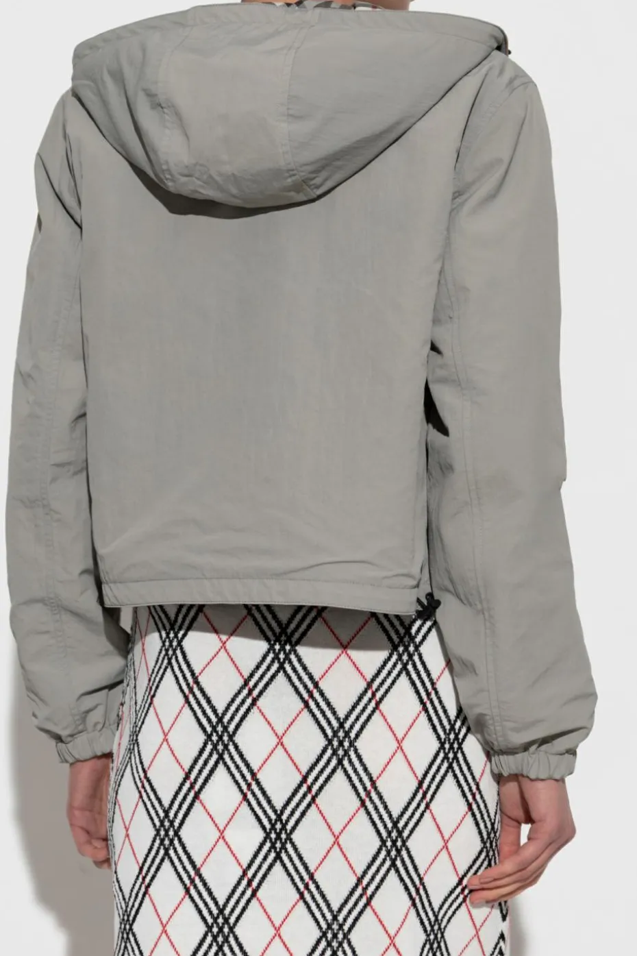 Burberry ZIELONY Kurtka ze wzorem w kratę