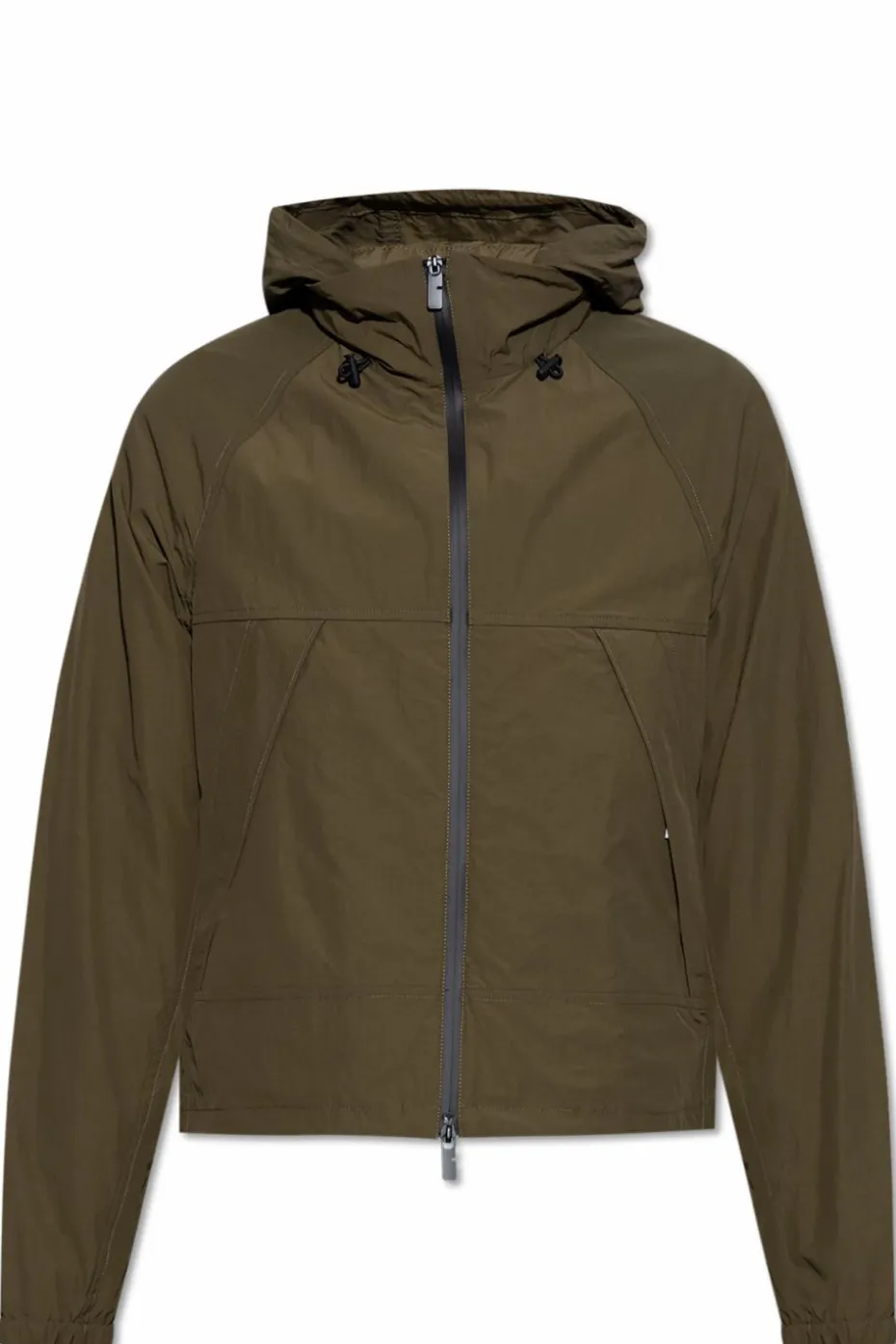 Burberry ZIELONY Kurtka z kapturem