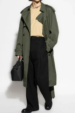 Burberry ZIELONY Trencz `Highbury`