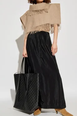 By Malene Birger beżowy Krótkie ponczo ‘Turtla’