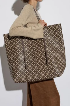 By Malene Birger BRĄZOWY Torba ‘Abrille’ typu ‘shopper’