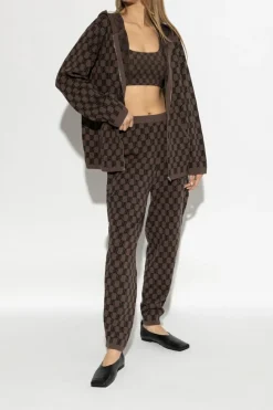 By Malene Birger BRĄZOWY Top z logo