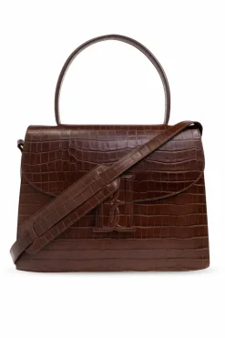 By Malene Birger BRĄZOWY Torba do ręki 'Ronlas'