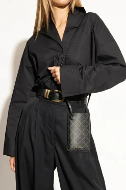 By Malene Birger CZARNY Etui na telefon ‘Ivy’