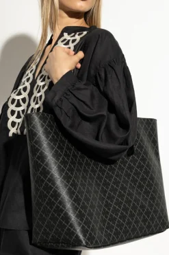 By Malene Birger CZARNY Torba `Abi` typu `shopper`