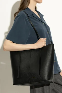 By Malene Birger CZARNY Torba `Abilso` typu `shopper`