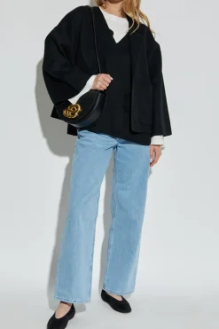 By Malene Birger CZARNY Wełniana kurtka `Jacquie`