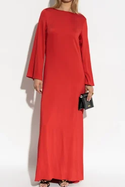 By Malene Birger CZERWONY Sukienka `Lisa`