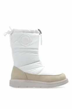 Canada Goose BIAŁY Śniegowce z logo `Cypress`