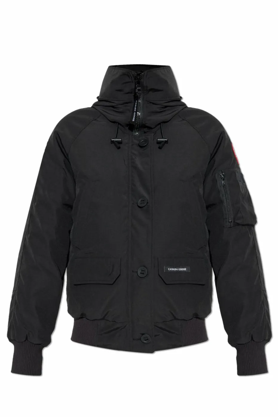 Canada Goose CZARNY Kurtka puchowa z kapturem