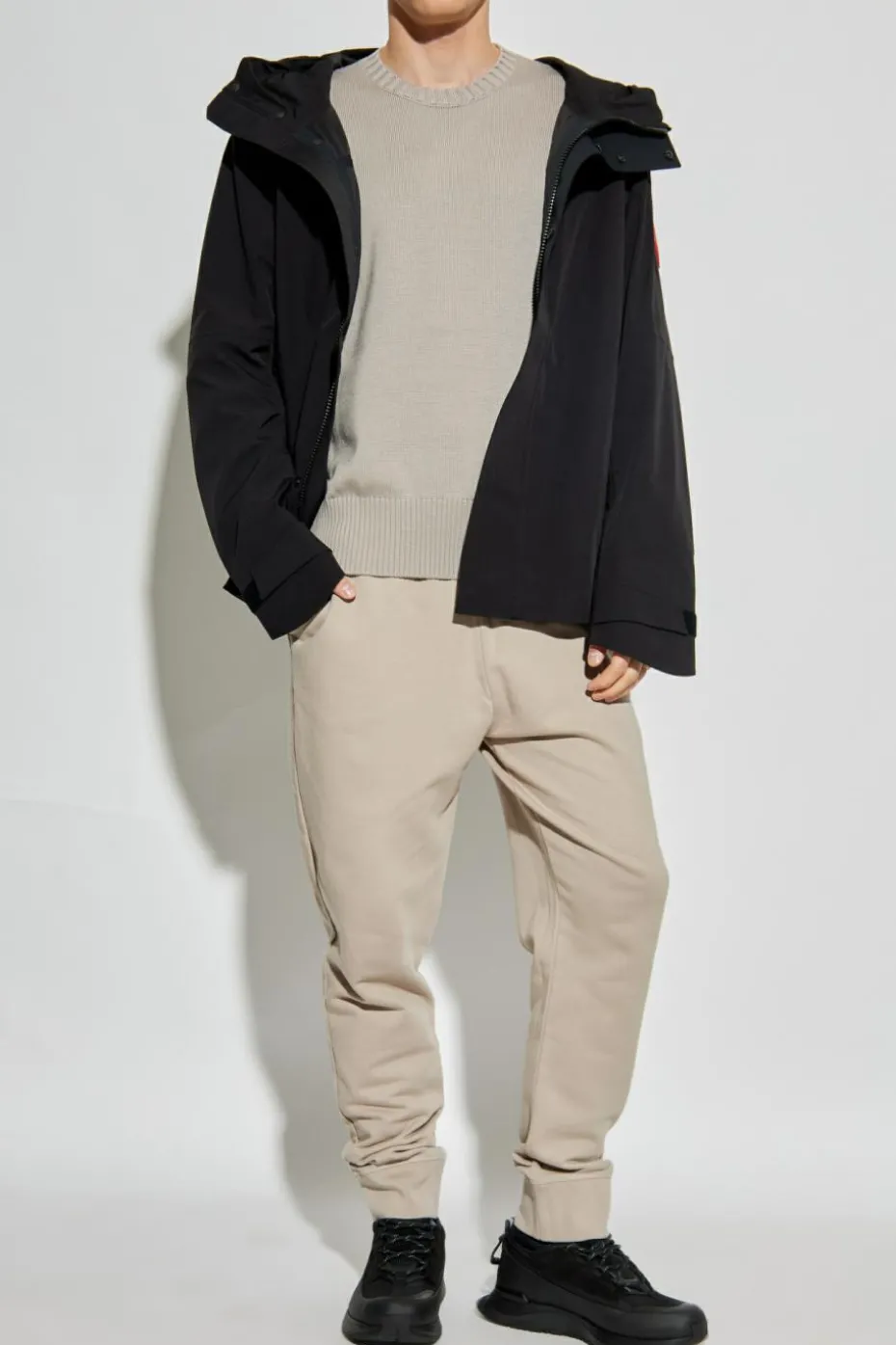 Canada Goose CZARNY Kurtka przeciwdeszczowa `Rupert`
