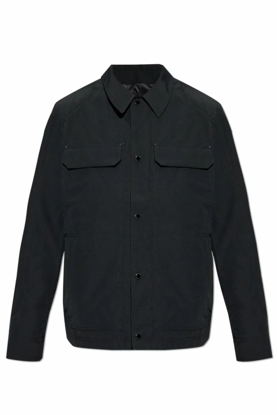 Canada Goose CZARNY Kurtka z logo `Burnaby`