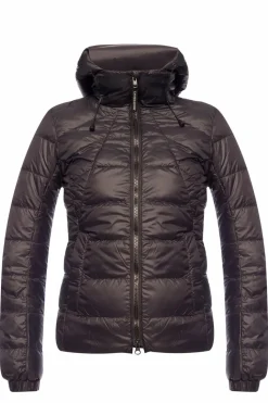 Canada Goose CZARNY Pikowana kurtka z kapturem ‘Abbott Hoody’