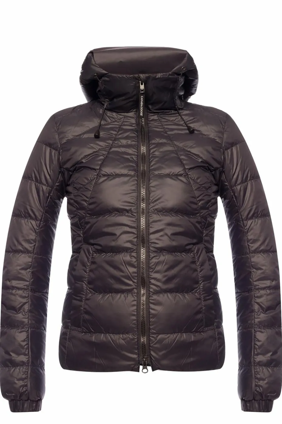 Canada Goose CZARNY Pikowana kurtka z kapturem ‘Abbott Hoody’