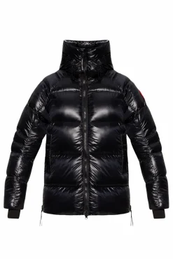 Canada Goose CZARNY Pikowana kurtka