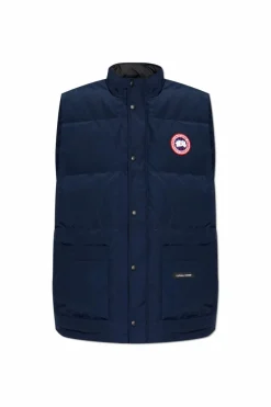 Canada Goose GRANATOWY Kamizelka puchowa `Freestyle`