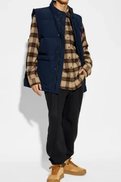 Canada Goose GRANATOWY Kamizelka puchowa `Freestyle`