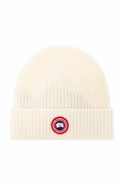 Canada Goose kremowy Czapka z logo