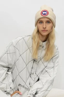 Canada Goose kremowy Czapka z logo