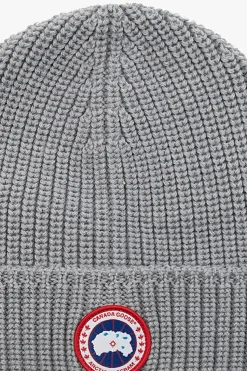 Canada Goose SZARY Czapka z logo