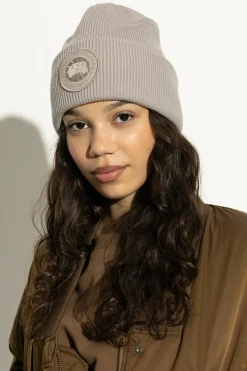 Canada Goose SZARY Czapka z logo