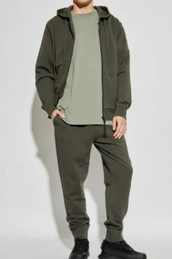 Canada Goose ZIELONY T-shirt z logo