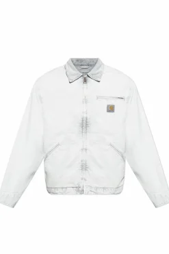 Carhartt WIP BIAŁY Jeansowa kurtka `Detroit`