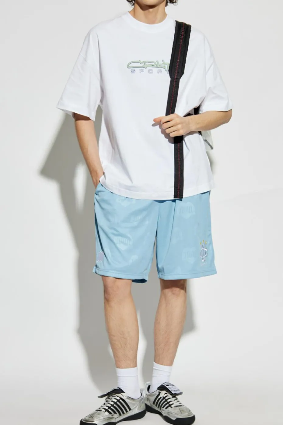 Carhartt WIP BIAŁY T-shirt z nadrukiem