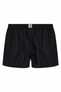 Carhartt WIP CZARNY Bokserki z logo