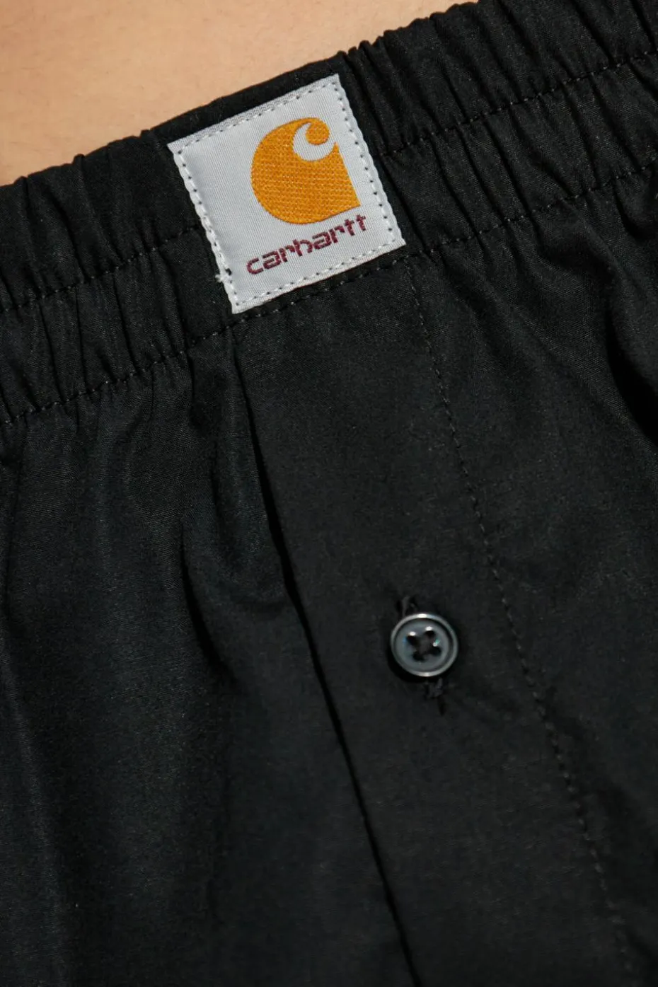 Carhartt WIP CZARNY Bokserki z logo