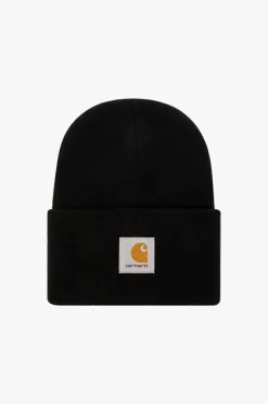 Carhartt WIP CZARNY Czapka z logo ‘Watch’