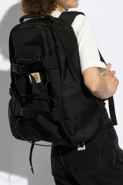 Carhartt WIP CZARNY Plecak z logo