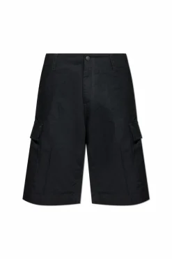 Carhartt WIP CZARNY Szorty z kieszeniami