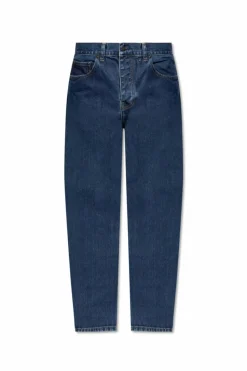 Carhartt WIP GRANATOWY Jeansy ze zwężanymi nogawkami
