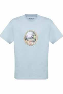 Carhartt WIP jasnoniebieski T-shirt `Mirror`