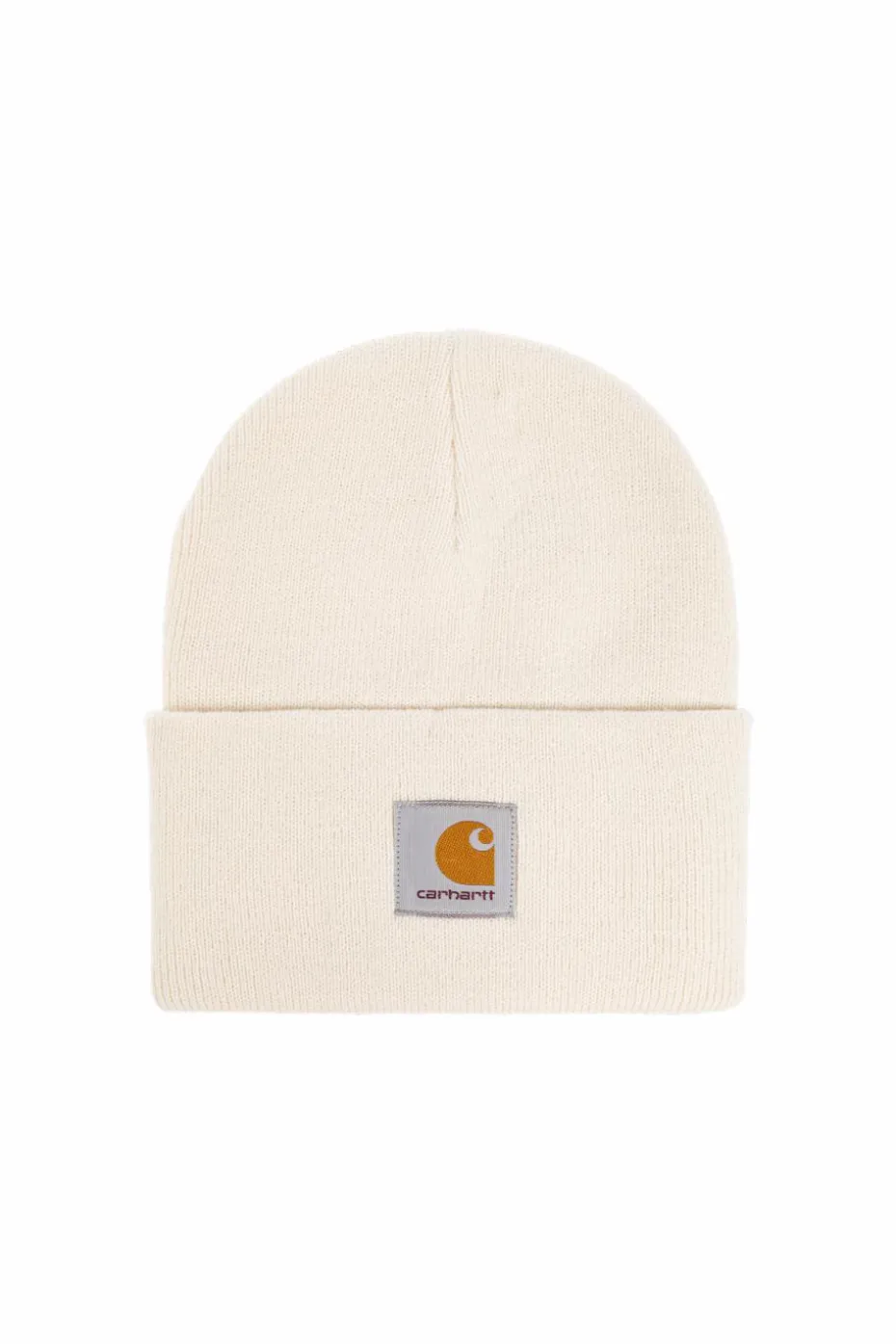 Carhartt WIP kremowy Czapka z naszywką z logo