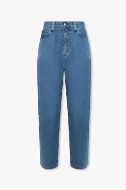 Carhartt WIP NIEBIESKI Jeansy z logo ‘Landon’