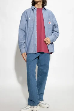 Carhartt WIP NIEBIESKI Jeansy z logo ‘Landon’