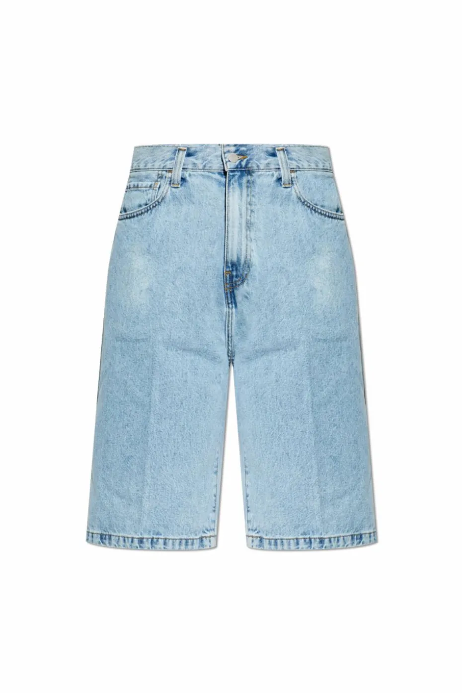Carhartt WIP NIEBIESKI Szorty jeansowe