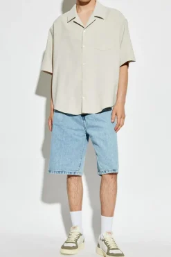 Carhartt WIP NIEBIESKI Szorty jeansowe