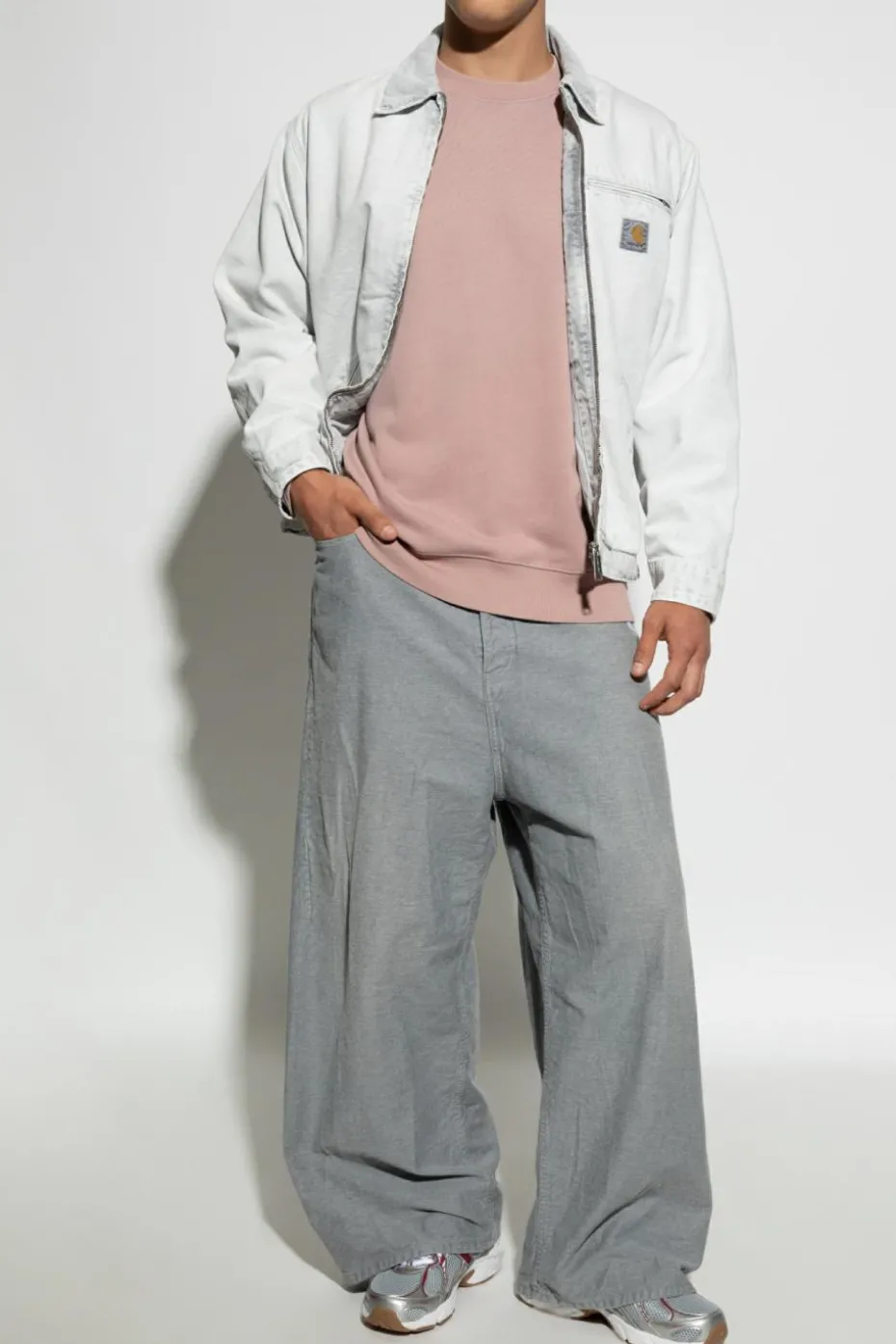 Carhartt WIP RÓŻOWY Bluza `Hudson`