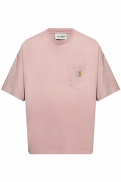Carhartt WIP RÓŻOWY T-shirt `Hudson`