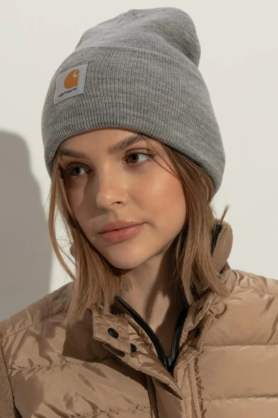 Carhartt WIP SZARY Czapka z logo